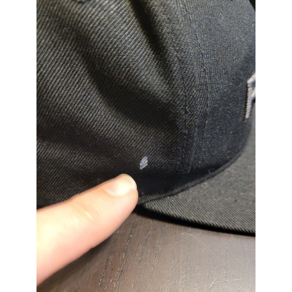 RVCA Hat Cap Snapback II Mid Fit One Size Black Adjustable Twill - Picture 3 of 7